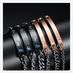 Stainless Steel Zircon Bracelets B2163-NO.2