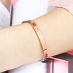Stainless Steel Zircon Bracelets B2163-NO.3