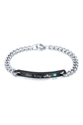 Stainless Steel Zircon Bracelets B2163