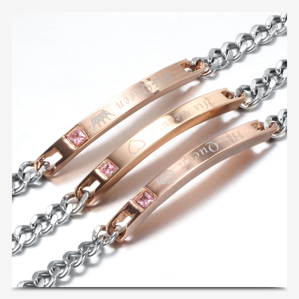 Stainless Steel Zircon Bracelets B2163-NO.2