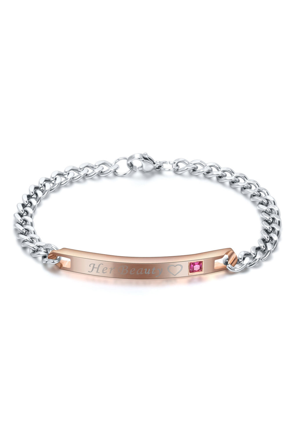 Stainless Steel Zircon Bracelets B2163