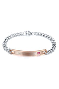 Stainless Steel Zircon Bracelets B2163