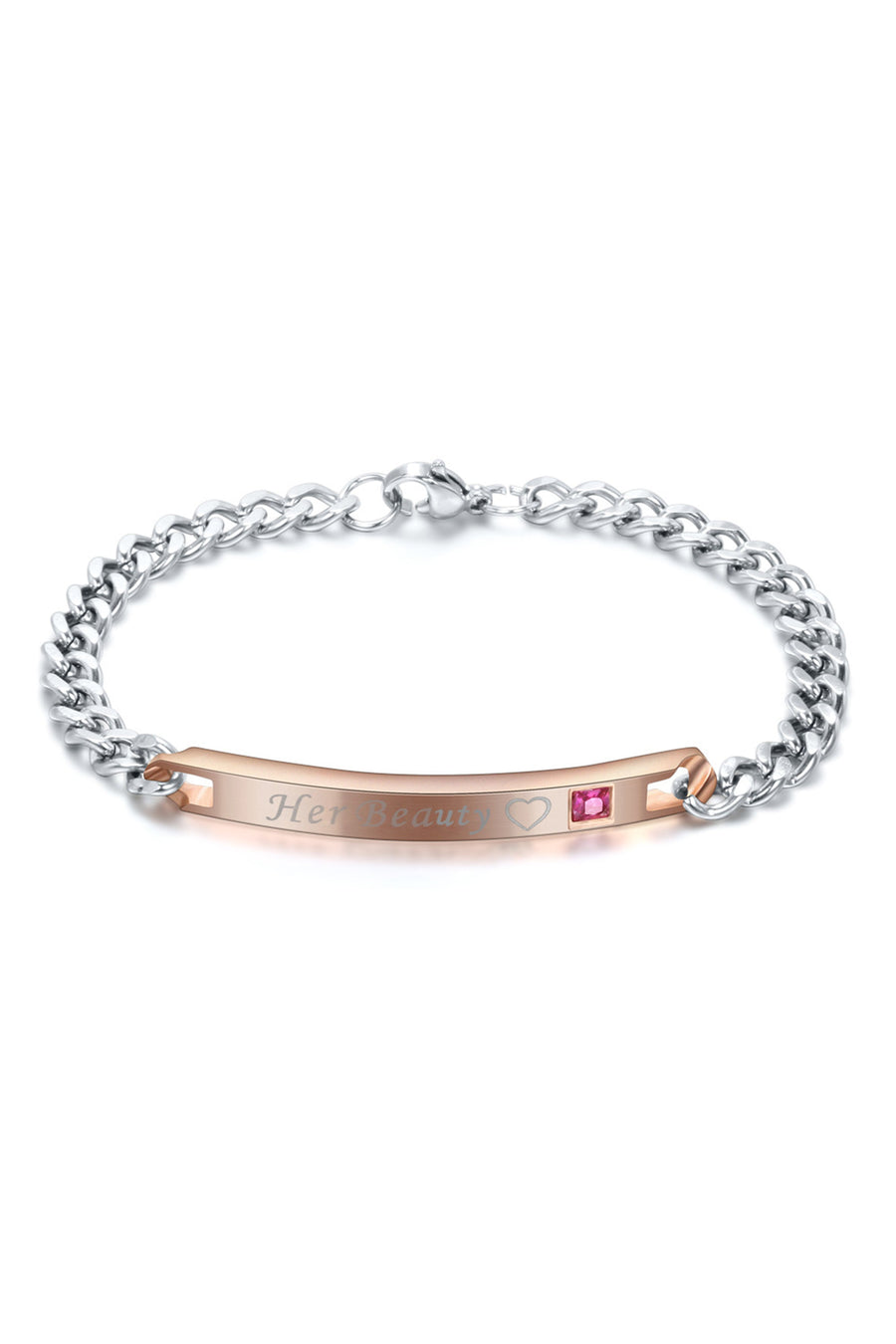 Stainless Steel Zircon Bracelets B2163