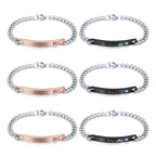 Stainless Steel Zircon Bracelets B2163-NO.2