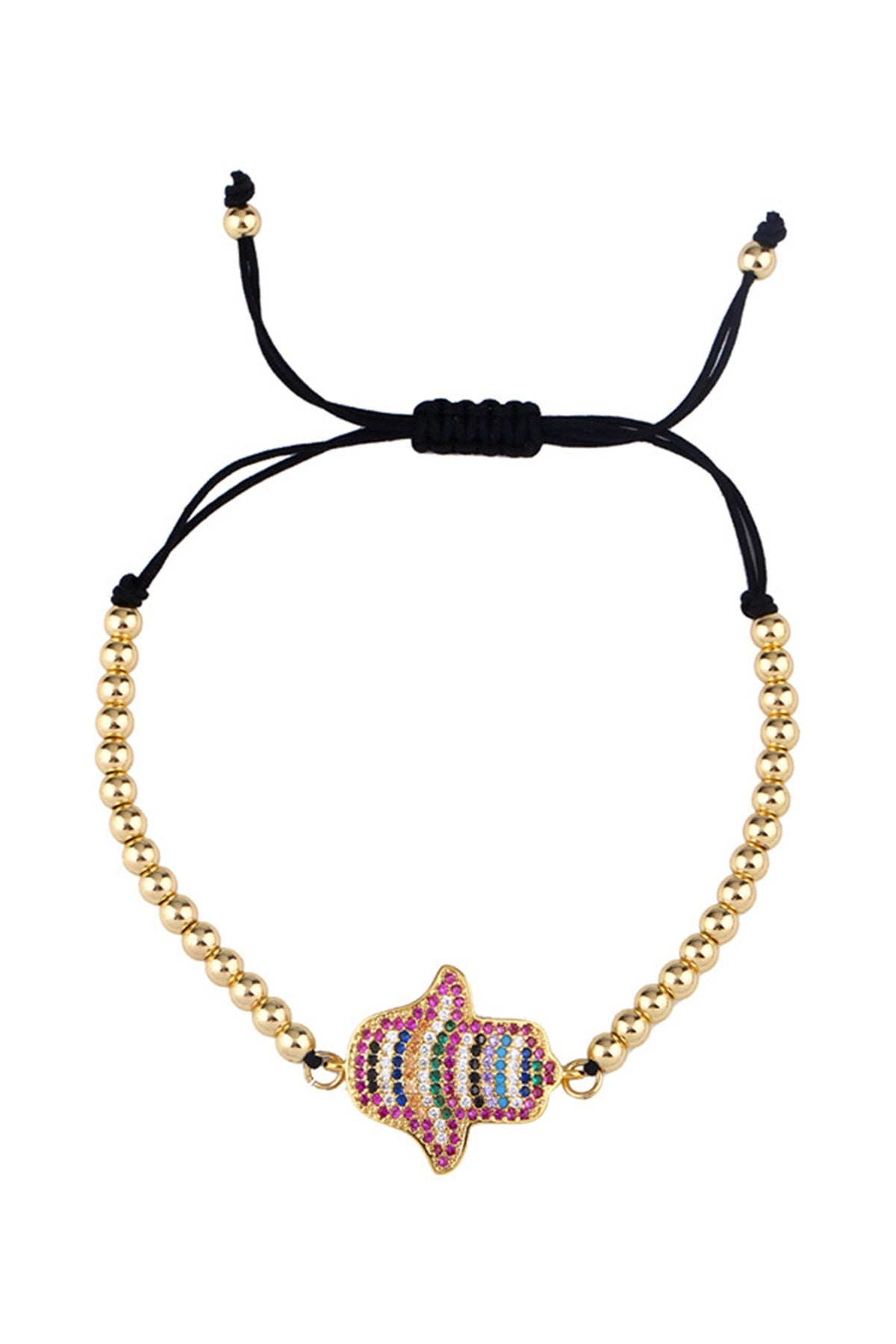 Zircon Against Evil Eye Chains Bracelets B2192