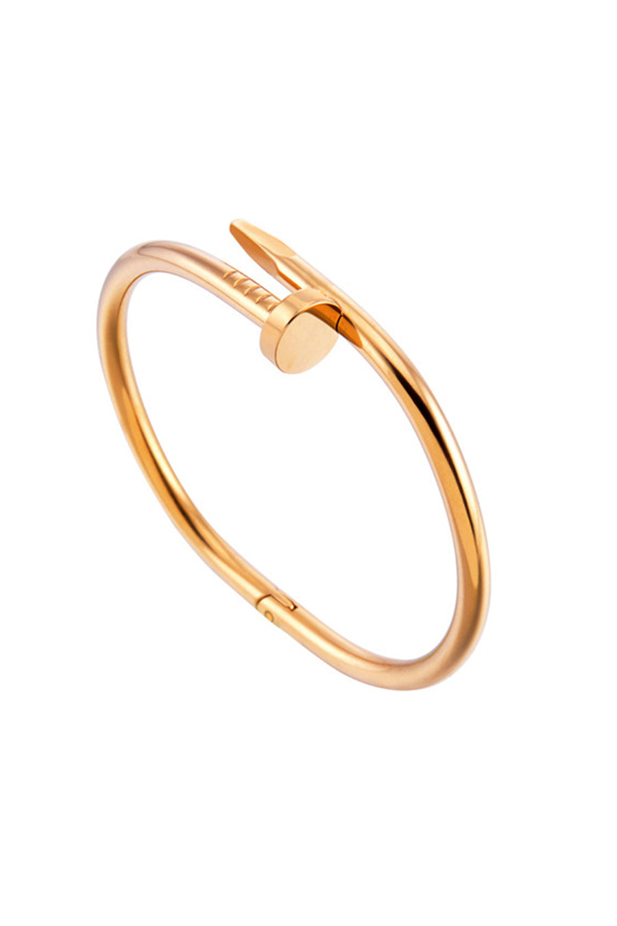 Female Stainless Steel Nail Couple Bracelets B2228-F
