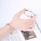 Rhinestone Stainless Steel Bracelets B2229-F