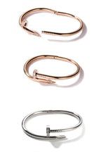 Nail Rhinestone Stainless Steel Bracelets B2239-F