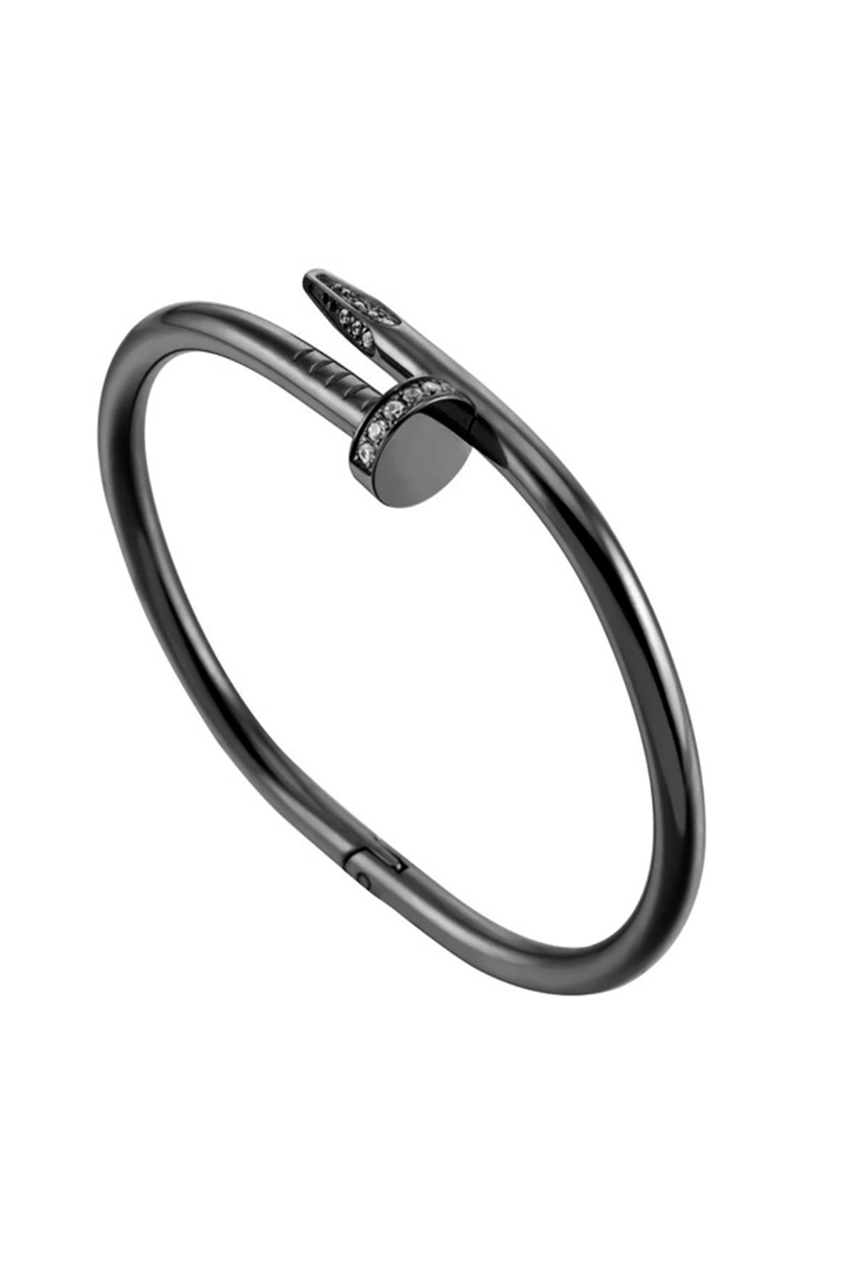 Nail Rhinestone Stainless Steel Bracelets B2239-F