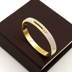 Rhinestone Stainless Steel Bracelets B2268