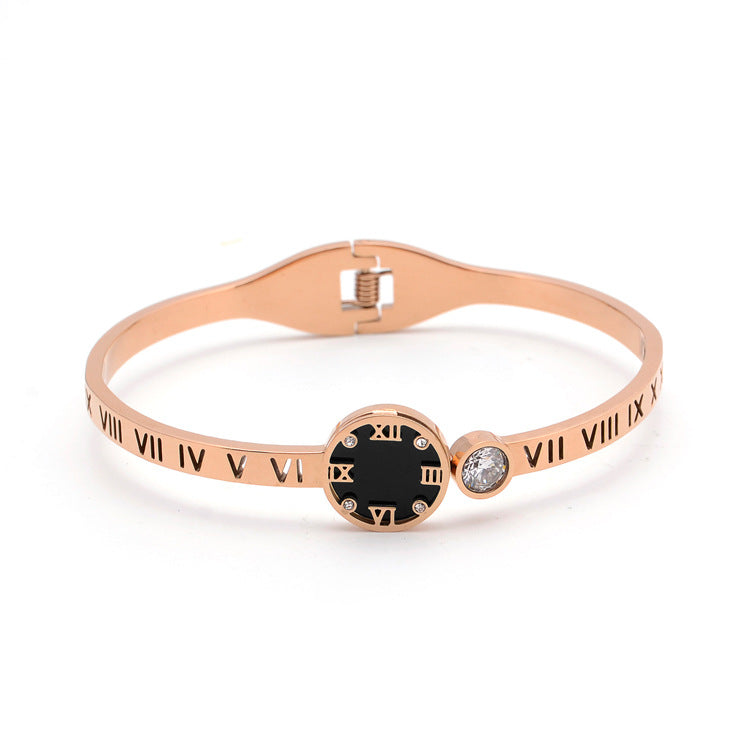 Roman Numerals Stainless Steel Bracelets B2269