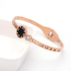Roman Numerals Stainless Steel Bracelets B2269