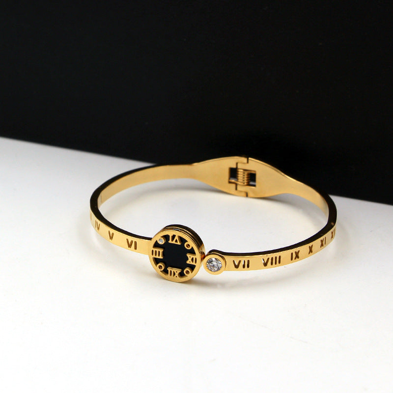 Roman Numerals Stainless Steel Bracelets B2269