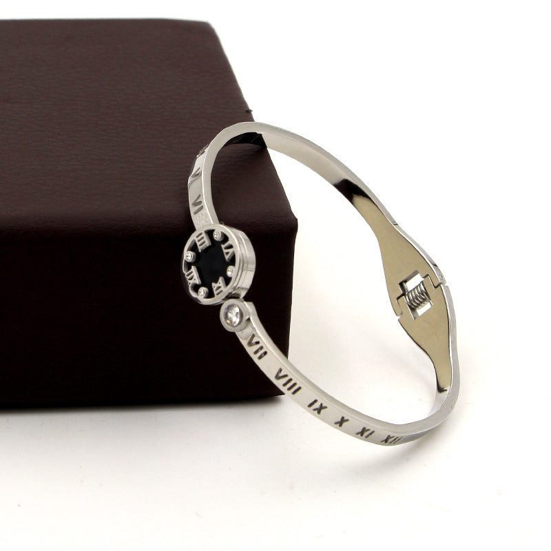 Roman Numerals Stainless Steel Bracelets B2269