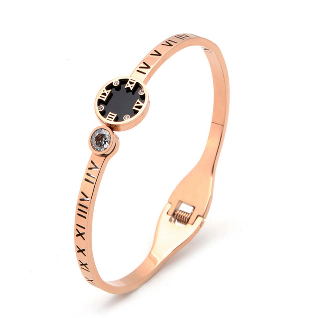 Roman Numerals Stainless Steel Bracelets B2269