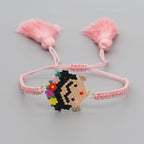 Frida Seed Beads Braided Bracelet B2316