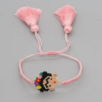 Frida Seed Beads Braided Bracelet B2316