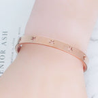 Hollow Star Stainless Steel Bracelets B2332