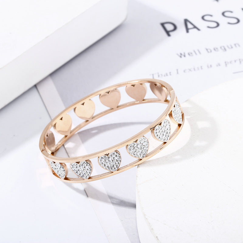 Heart Stainless Steel Bracelets B2376
