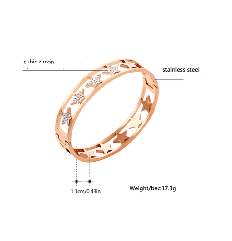 Star Stainless Steel Bracelets B2487