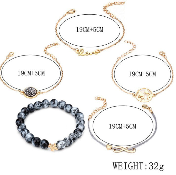 Chain Bracelets Set B2488