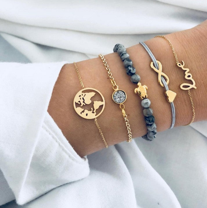 Chain Bracelets Set B2488
