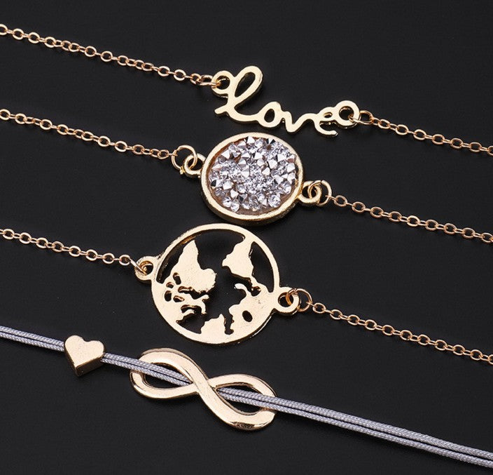 Chain Bracelets Set B2488