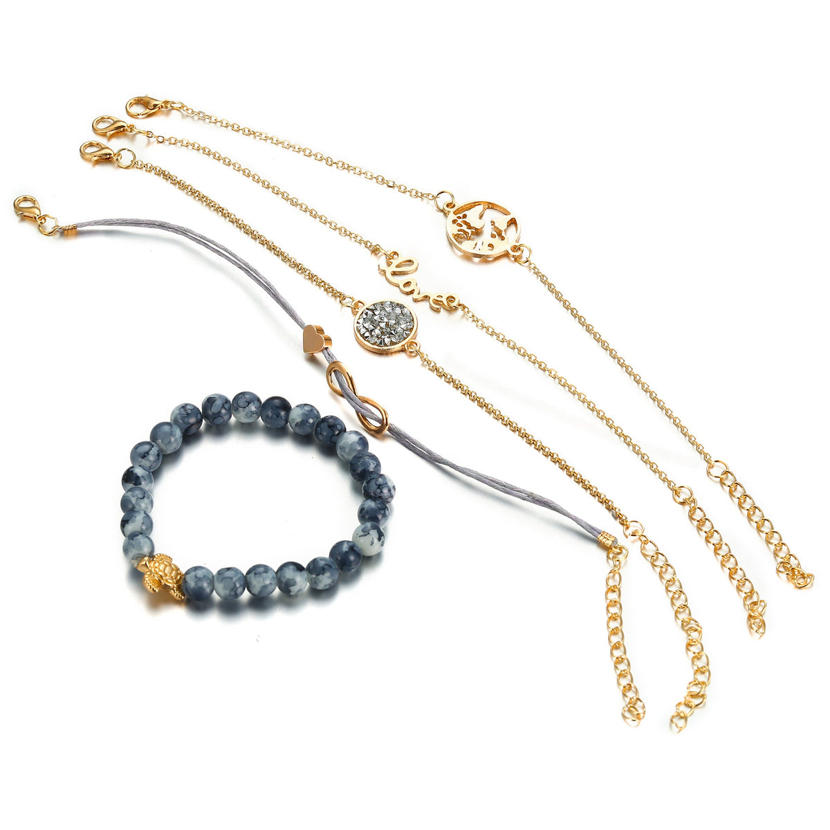 Chain Bracelets Set B2488