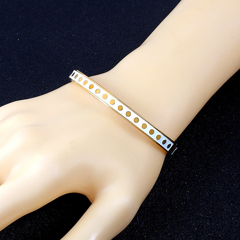 Points Stainless Steel Bracelet B2495