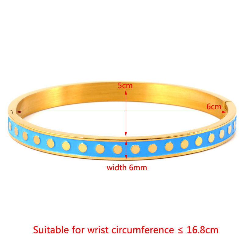 Points Stainless Steel Bracelet B2495