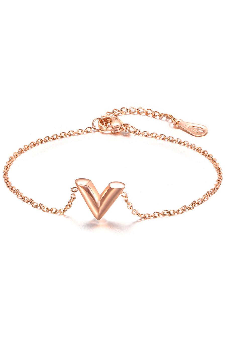 V Stainless Steel Bracelet B2496