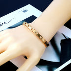 Hollow Stainless Steel Bracelet B2498