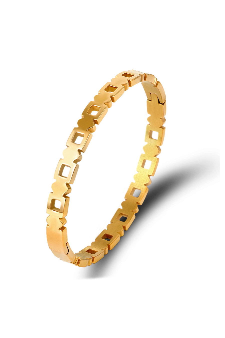 Hollow Stainless Steel Bracelet B2498