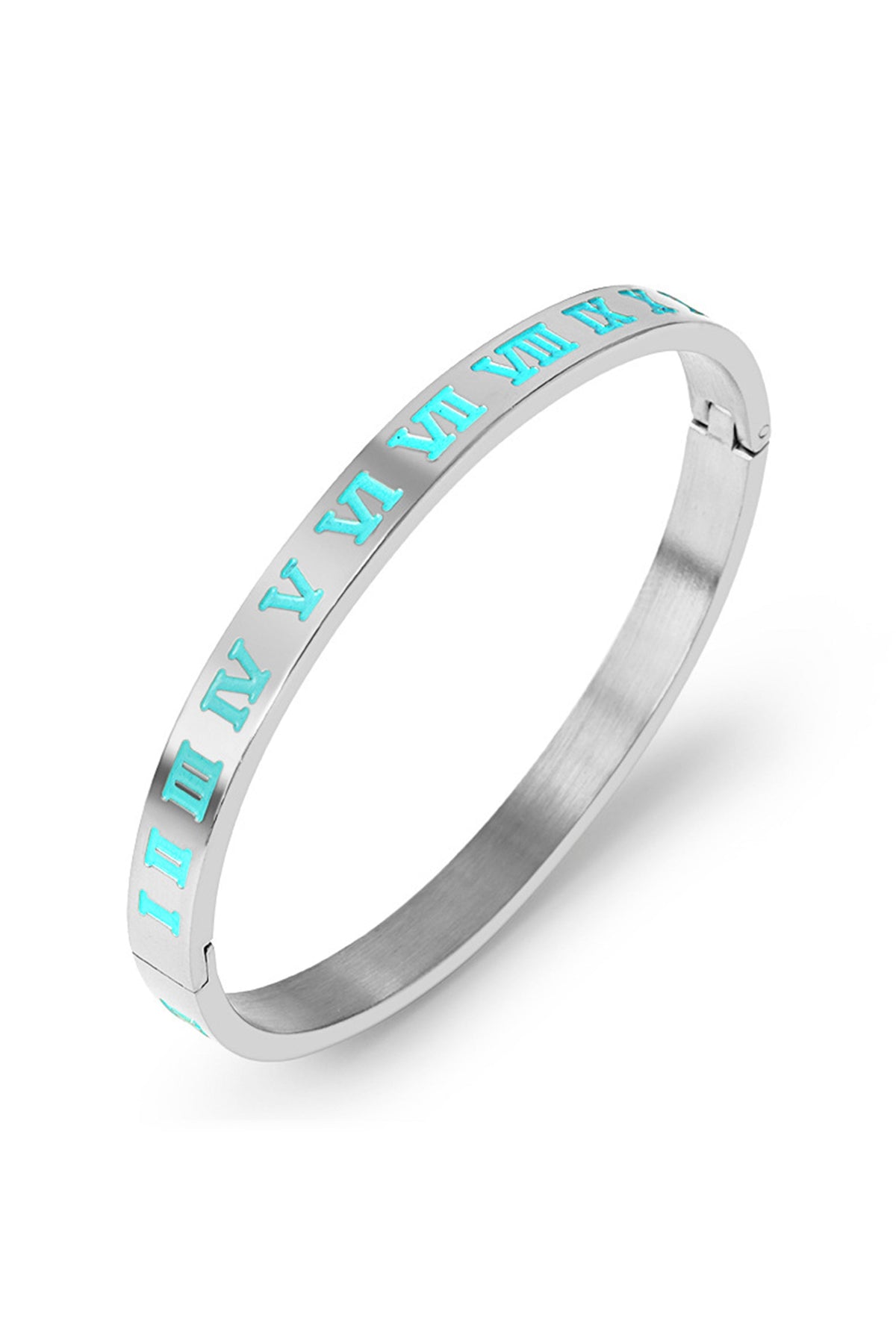 Roman Numerals Stainless Steel Bracelet B2500