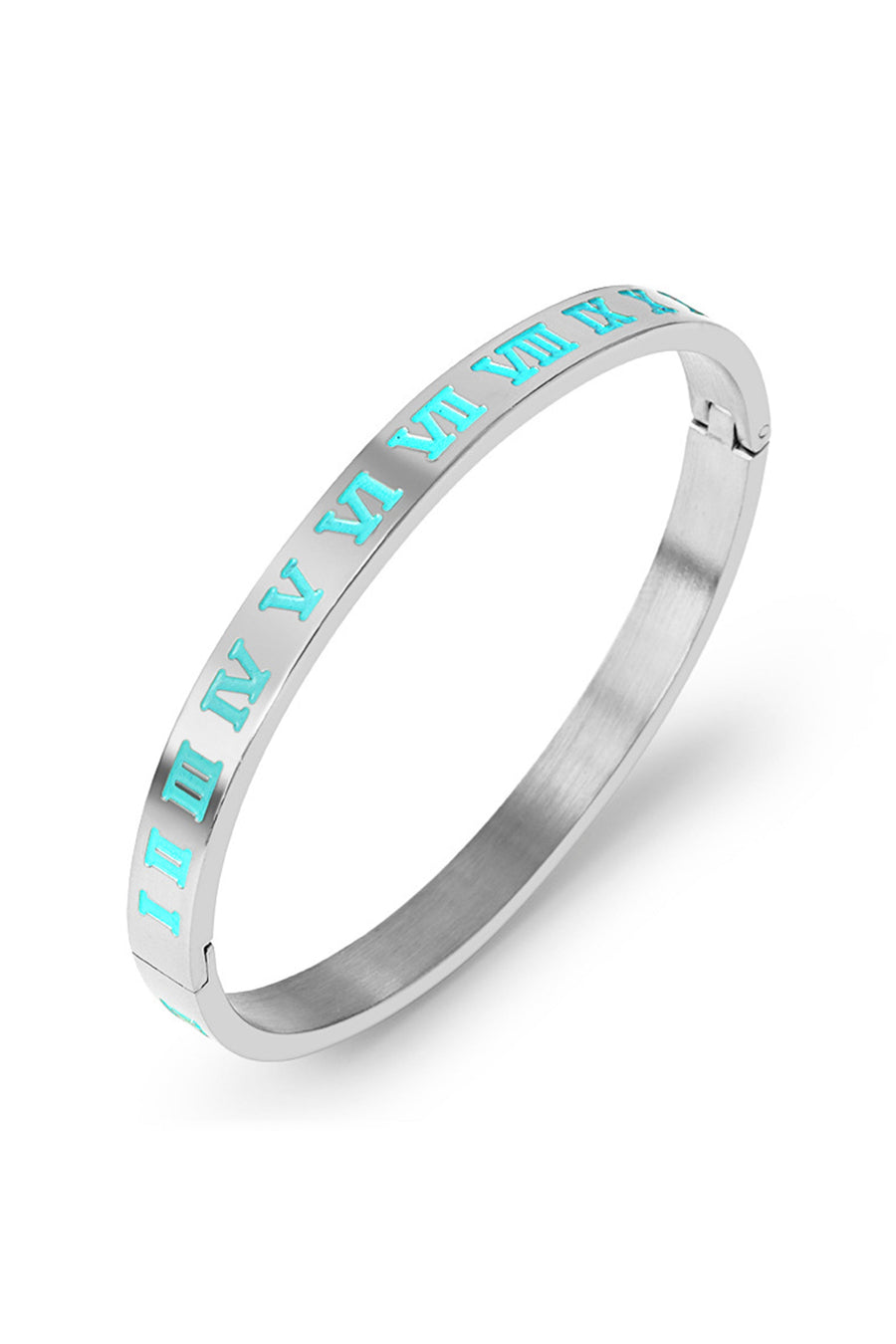 Roman Numerals Stainless Steel Bracelet B2500