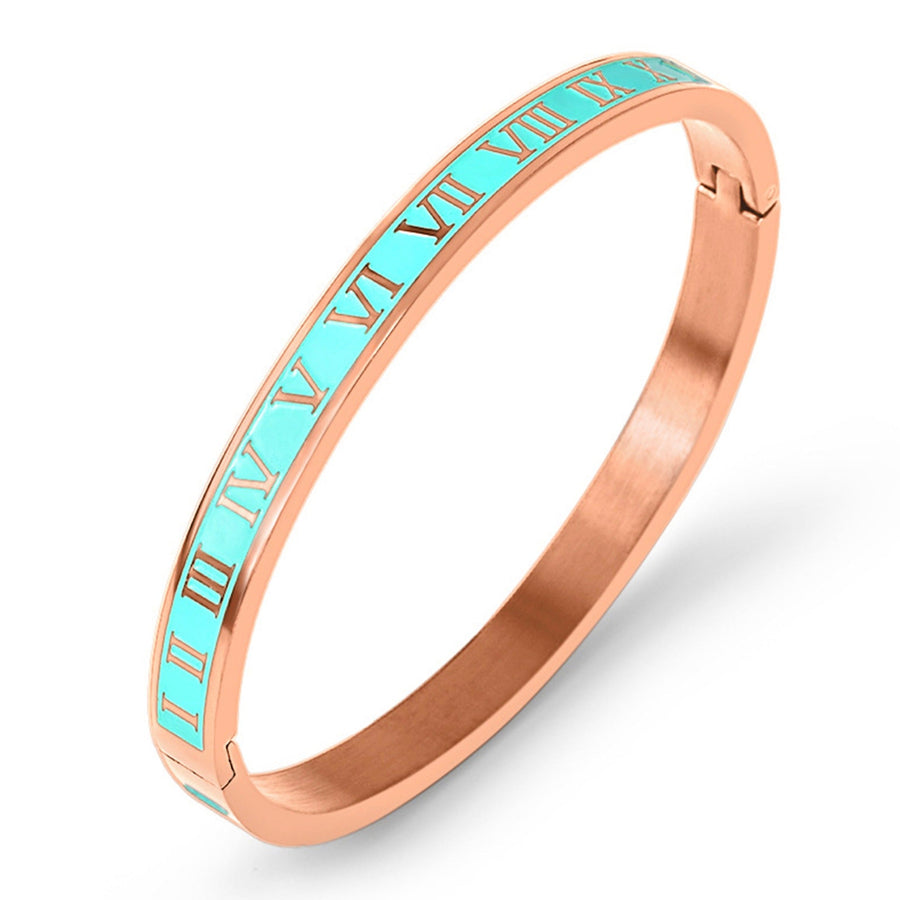 Roman Numerals Stainless Steel Bracelet B2501