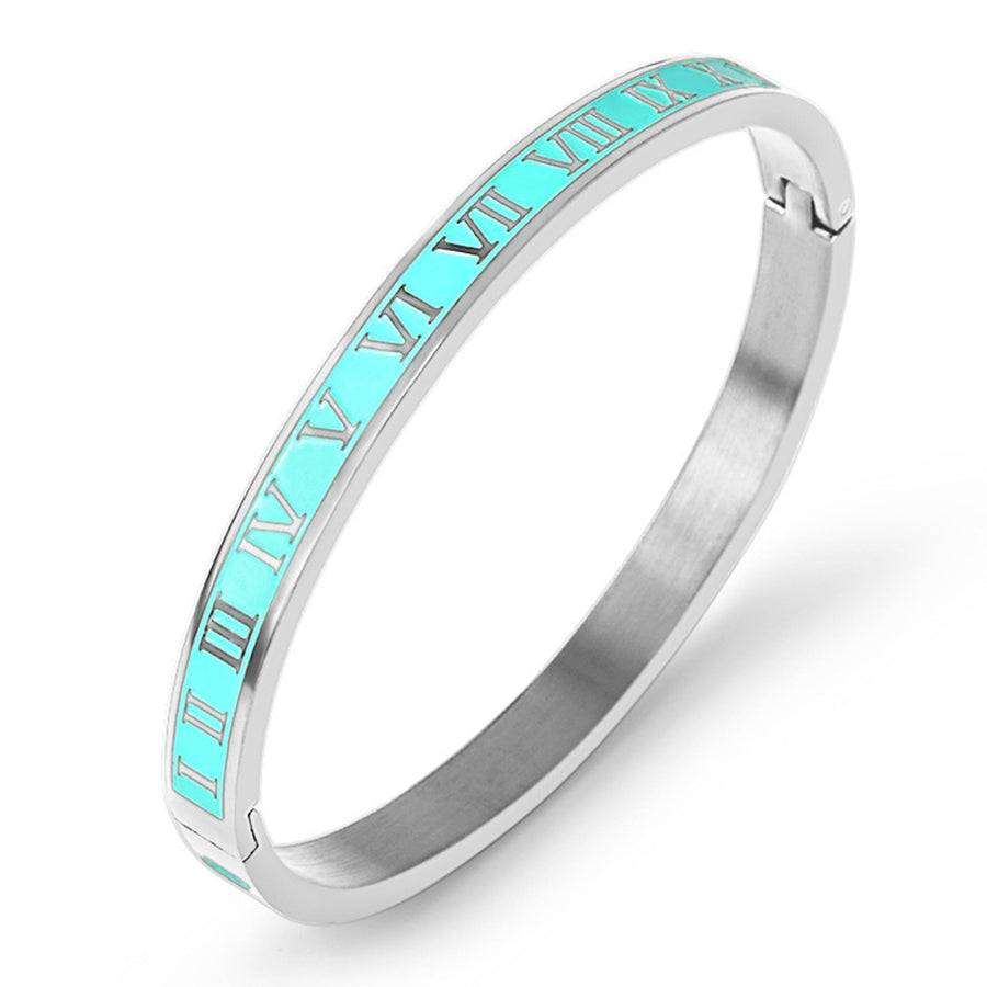 Roman Numerals Stainless Steel Bracelet B2501