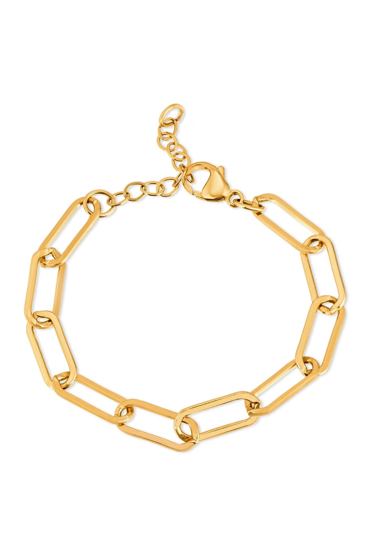 Hoop Chain Alloy Bracelet B2506