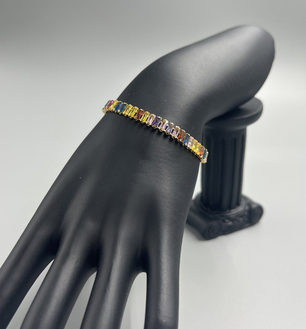 Cubic Zirconia Chains Bracelets B2530
