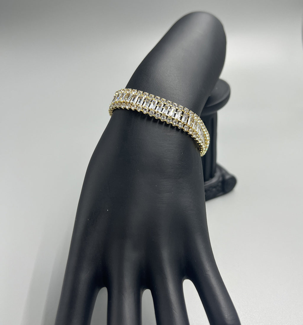 Cubic Zirconia Chains Bracelets B2530