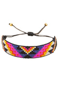 Geometry Seed Bead Bracelet B2591