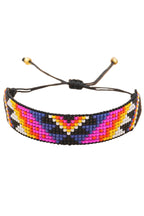 Geometry Seed Bead Bracelet B2591