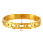 Chain Shaped Stainless Steel Bracelet B2636