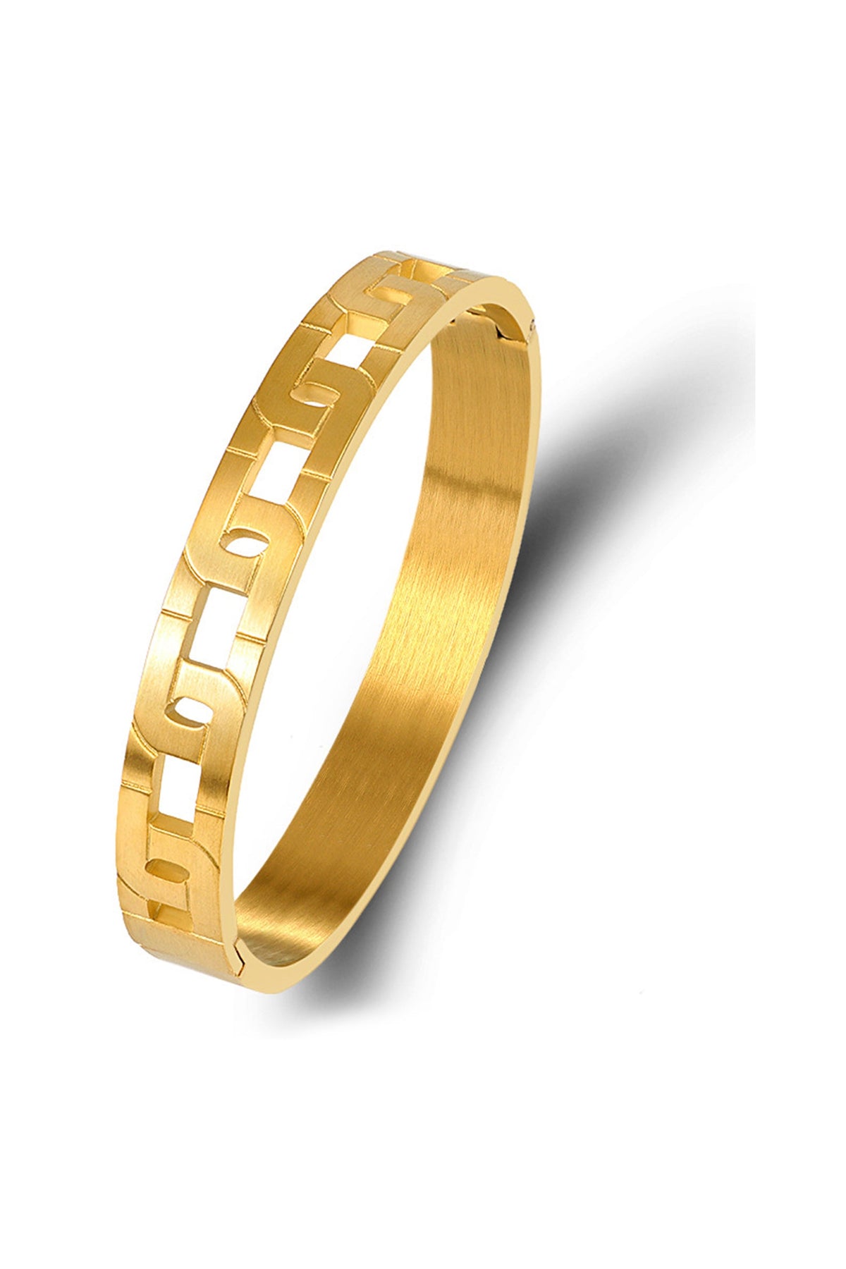 Chain Shaped Stainless Steel Bracelet B2636