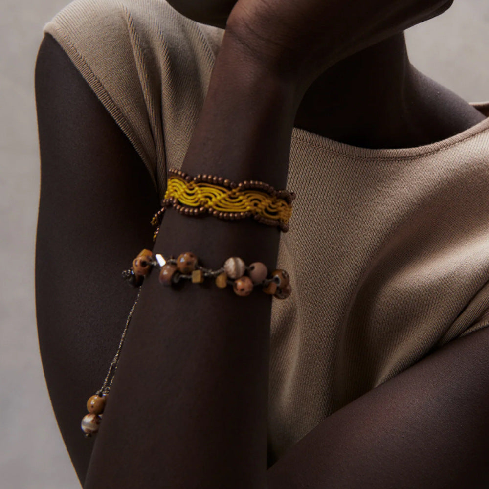 Bead Braided Bracelet Set B2693