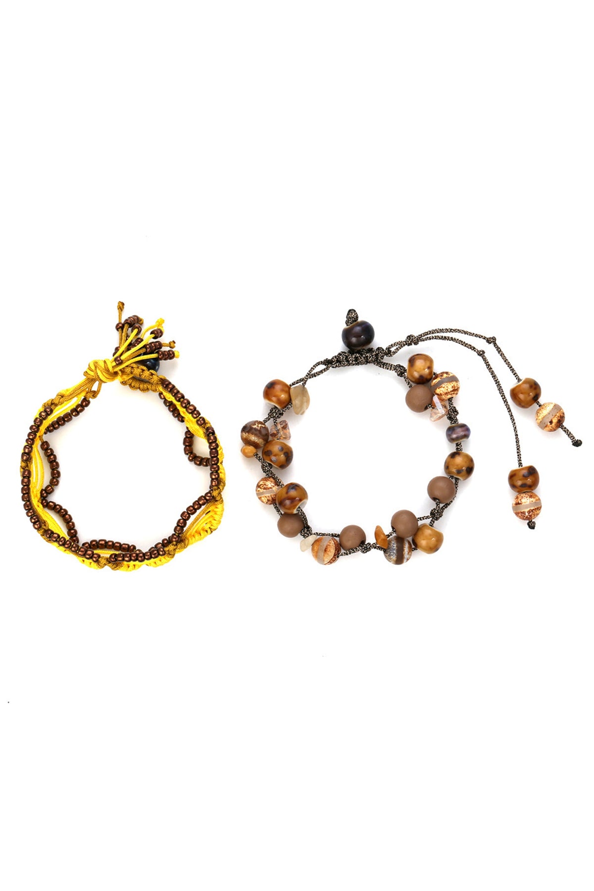 Bead Braided Bracelet Set B2693