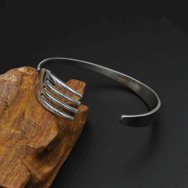 Fork Stainless Steel Bracelet B2730