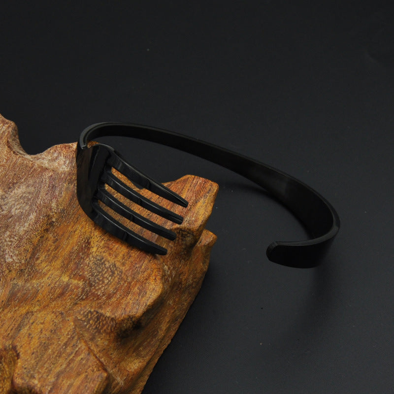 Fork Stainless Steel Bracelet B2730