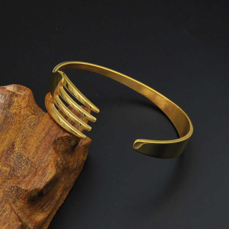 Fork Stainless Steel Bracelet B2730