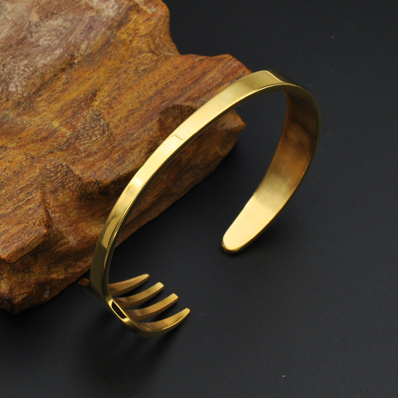 Fork Stainless Steel Bracelet B2730